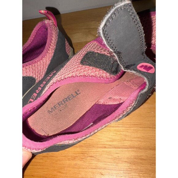 Merrill Pure Glove Kids Confetti Performance Footwear Mesh Pink Size 5 Barefoot - Picture 11 of 12